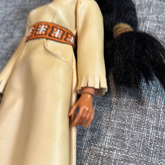 - Elegant Doll with Cream Dress and Brown Boots - Picture 4 of 7